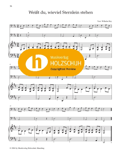 Weißt du, wieviel Sternlein stehen